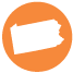 Icon of the state of Pennsylvania.